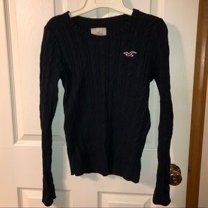 Navy Blue Hollister Sweater